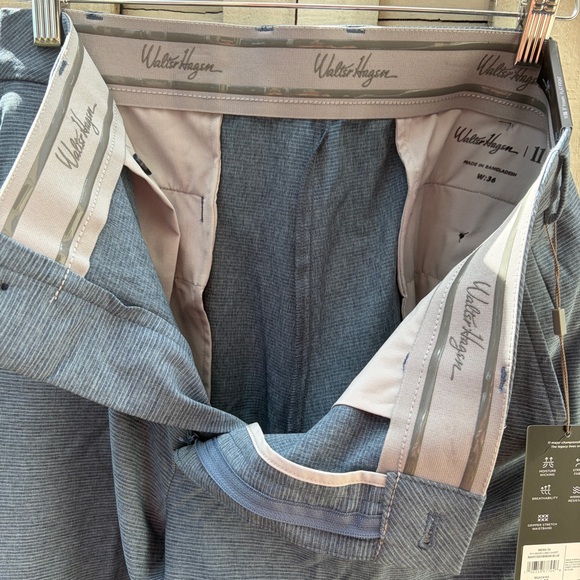 Walter Hagen Blue Heathered Performance Shorts - Picture 4 of 6